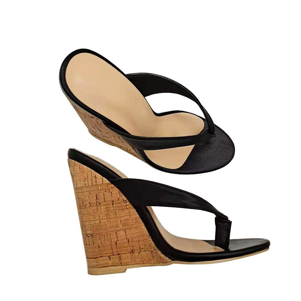 Carved Wrap Heels