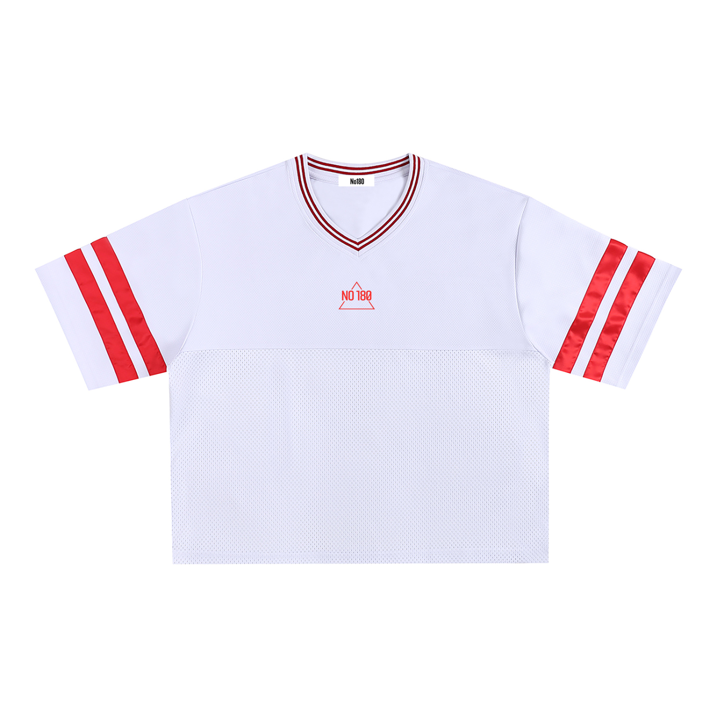 No 180 Varsity Mesh Boxy Tee