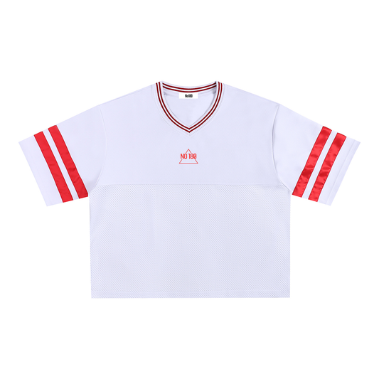 No 180 Varsity Mesh Boxy Tee