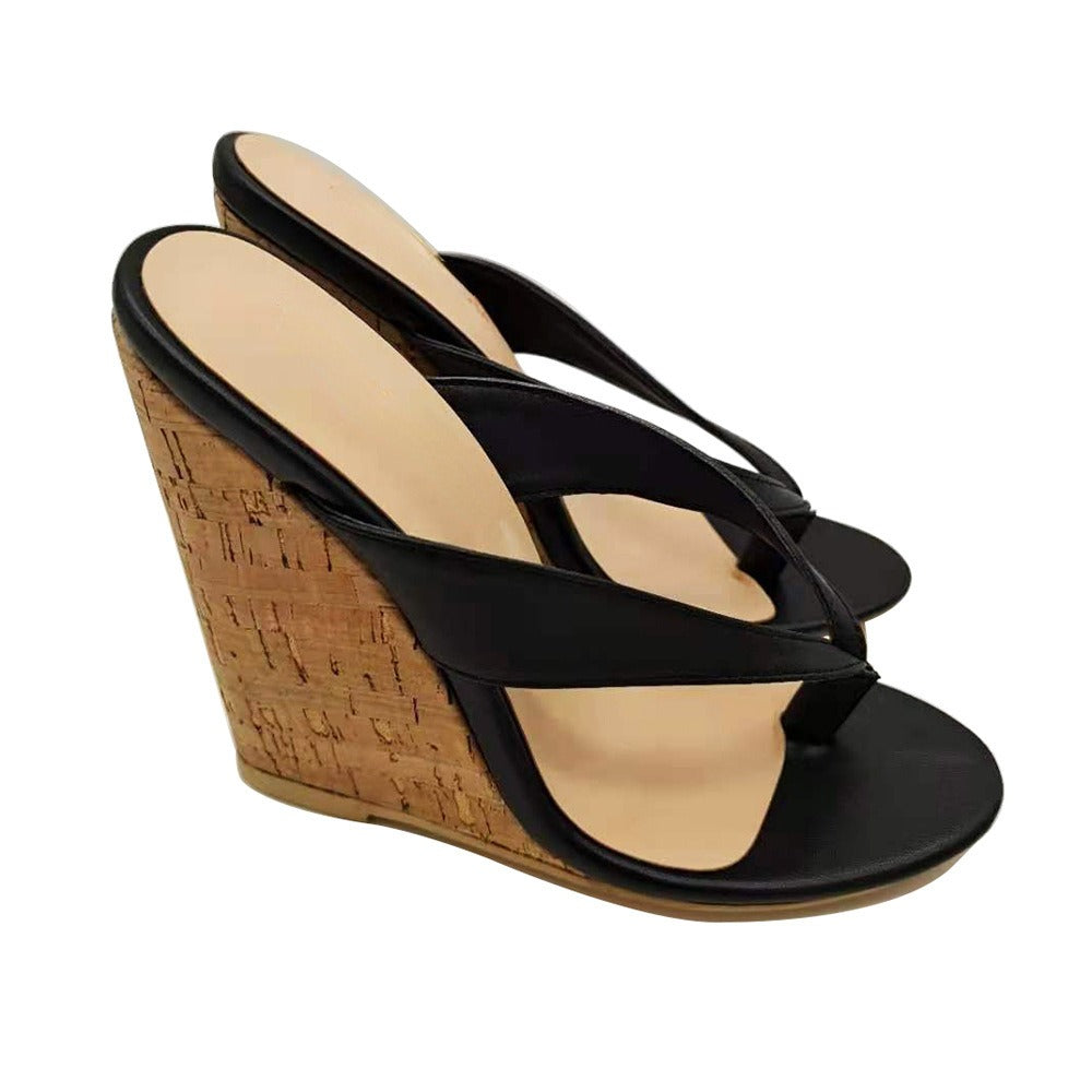 Carved Wrap Heels