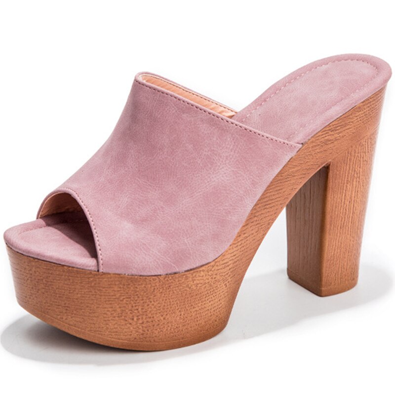 Hardware Platform Heeled Mules