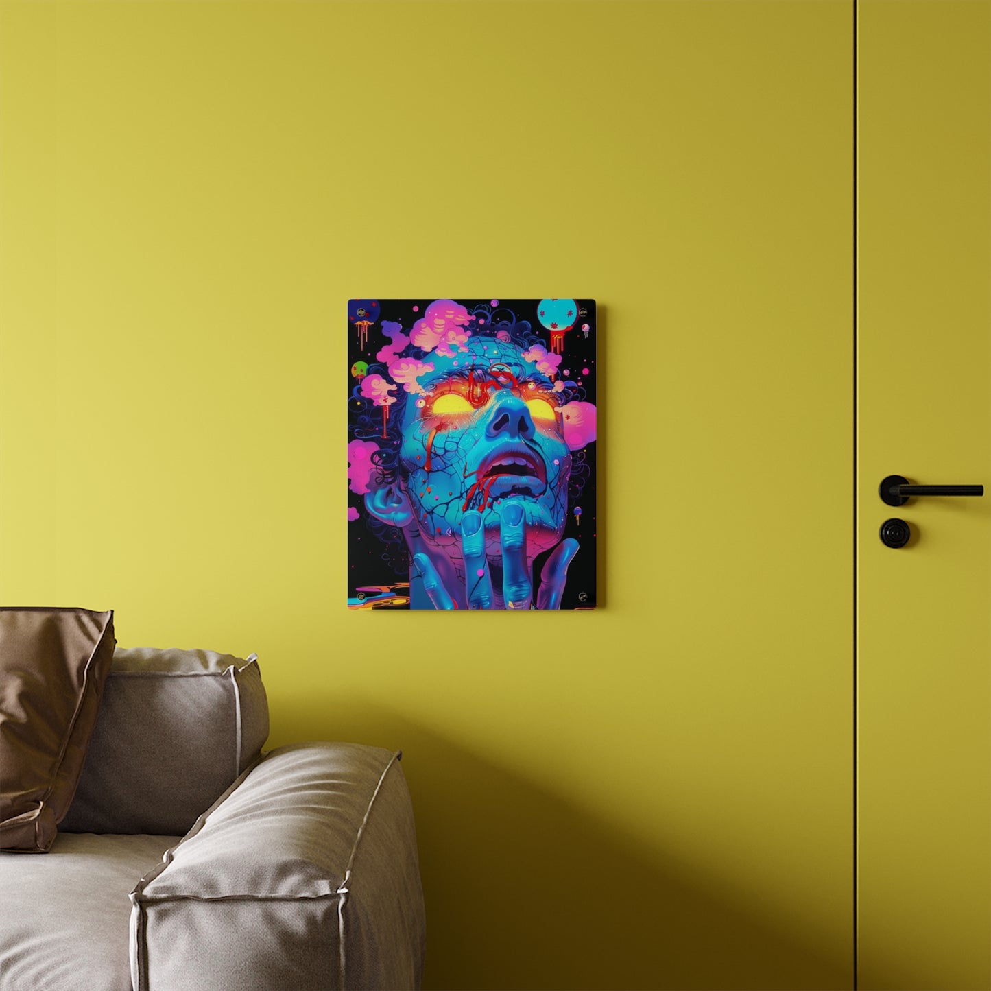 Vexalune | Vibrant Acrylic Wall Art Panels, Stunning Home Decor, Unique Wall Art for Gift, Contemporary Art Display, Psychedelic Artwork