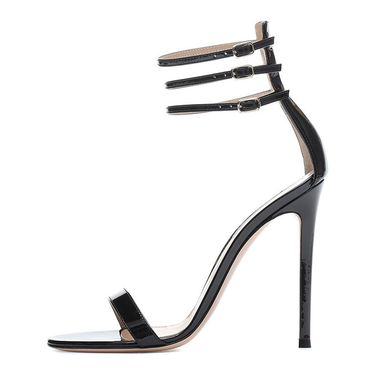 Cagework Buckle Heels