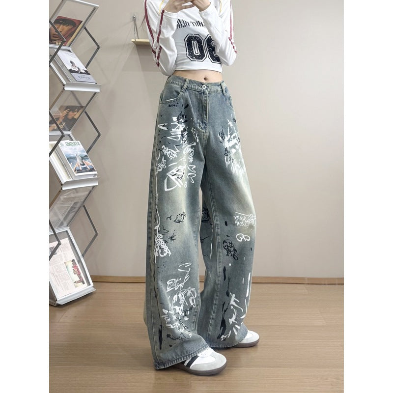 Sketchmark Splatter Denim Jeans