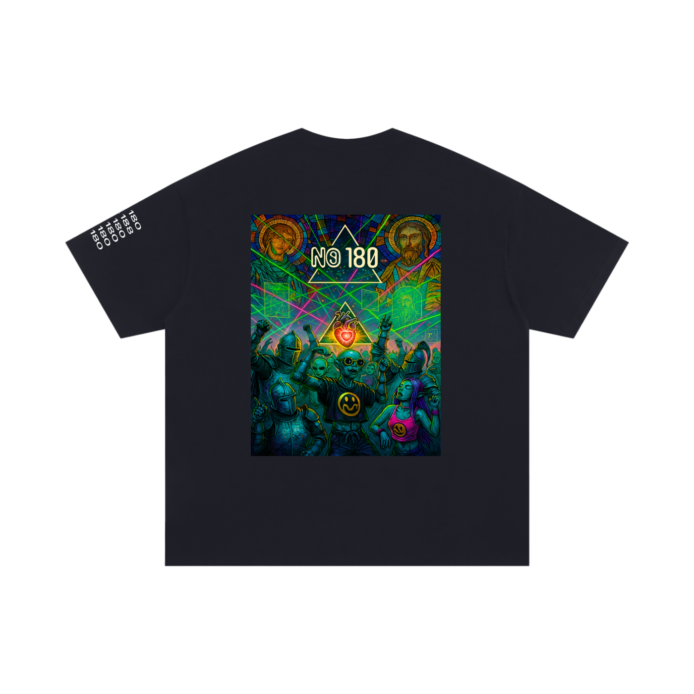 No 180 Divine Club Oversized Tee