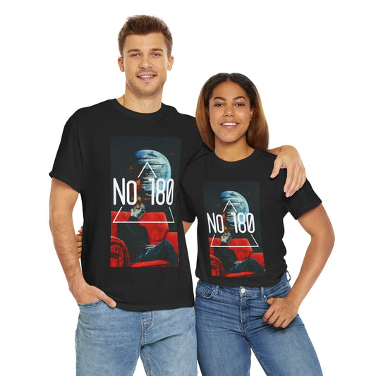 Retro No 180 Graphic Unisex Heavy Cotton Tee