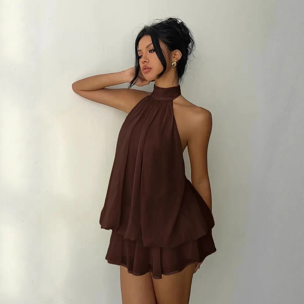Capri Halter Mini Dress