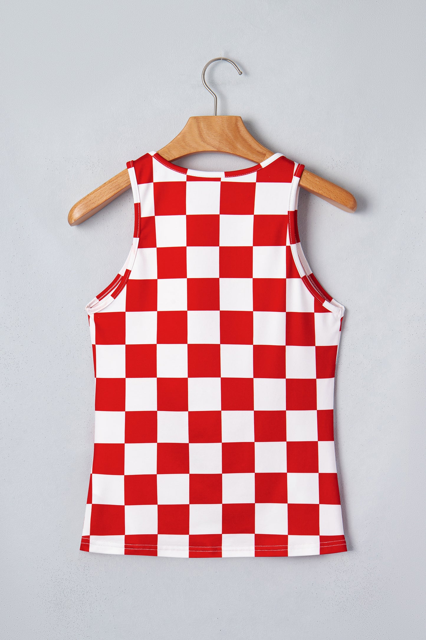 No 180 Checkerboard Tank Top