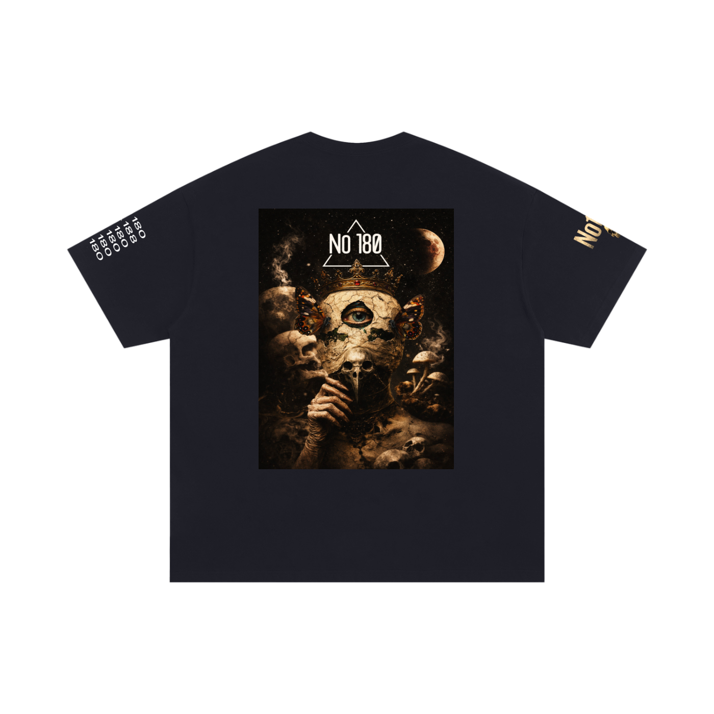 No 180  Silent Monarch Oversized Tee