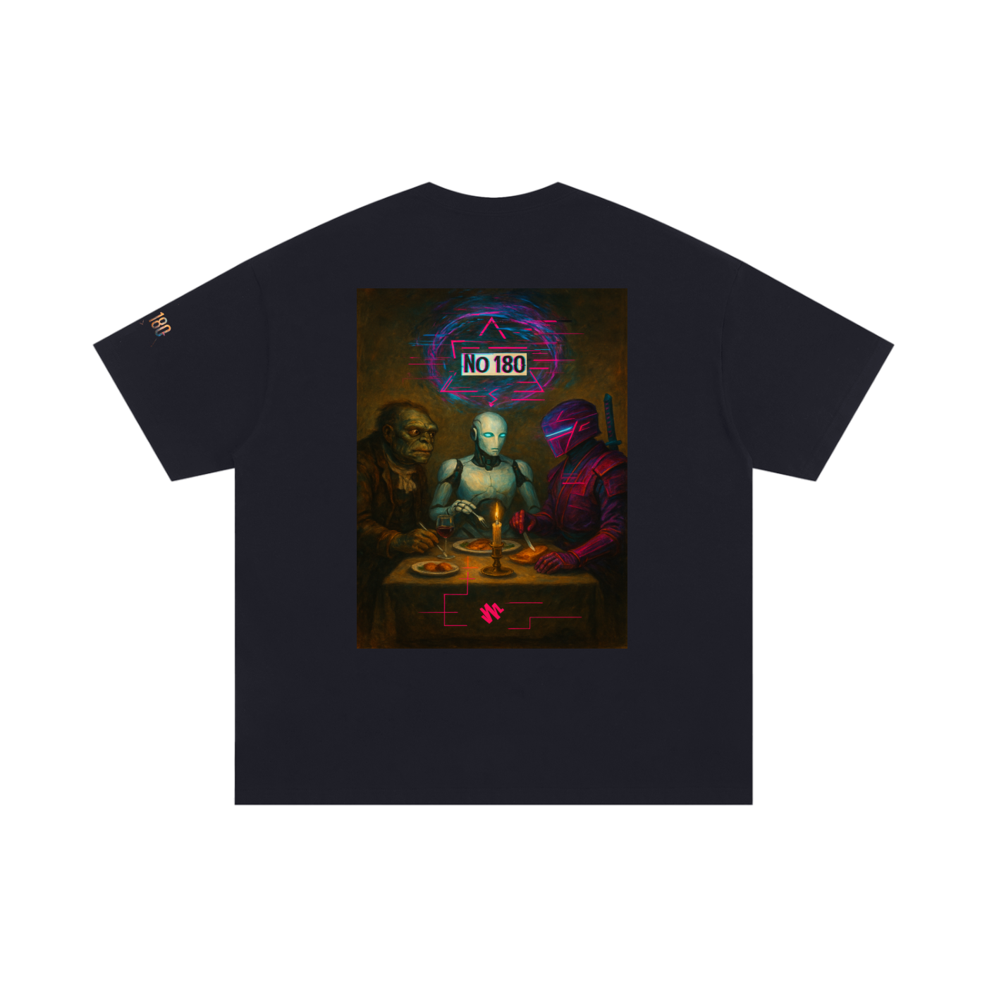 No 180  The Last Table Oversized Tee