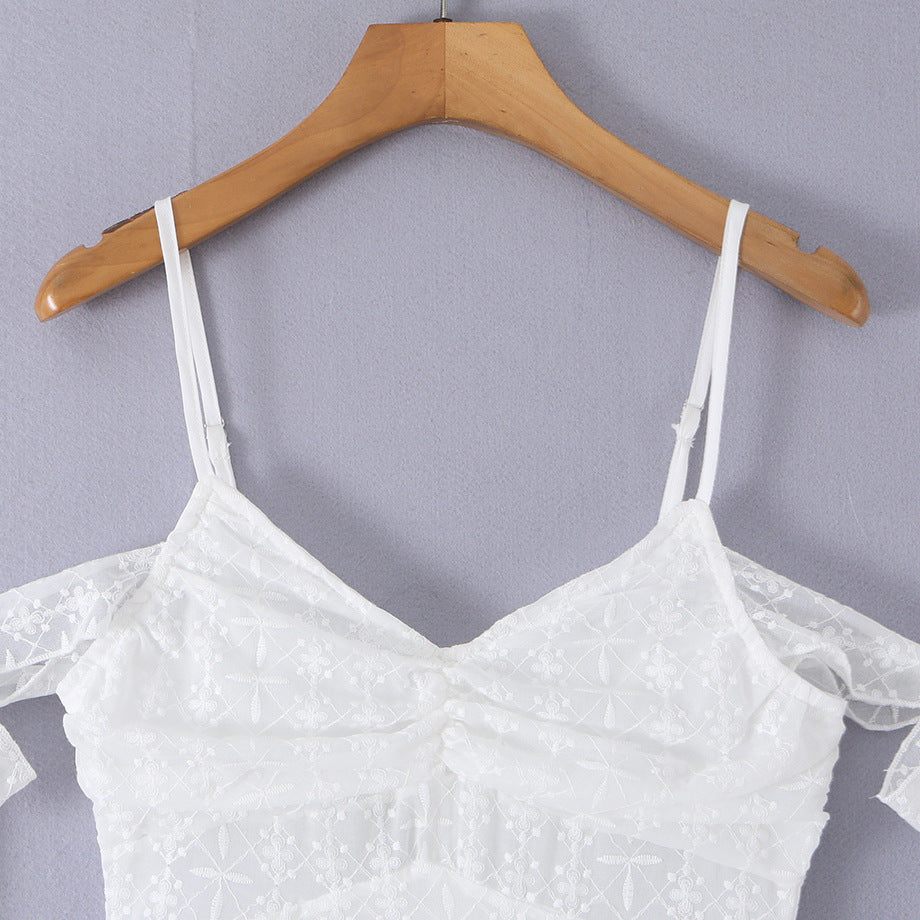 Ethereal Lace Slip Dress