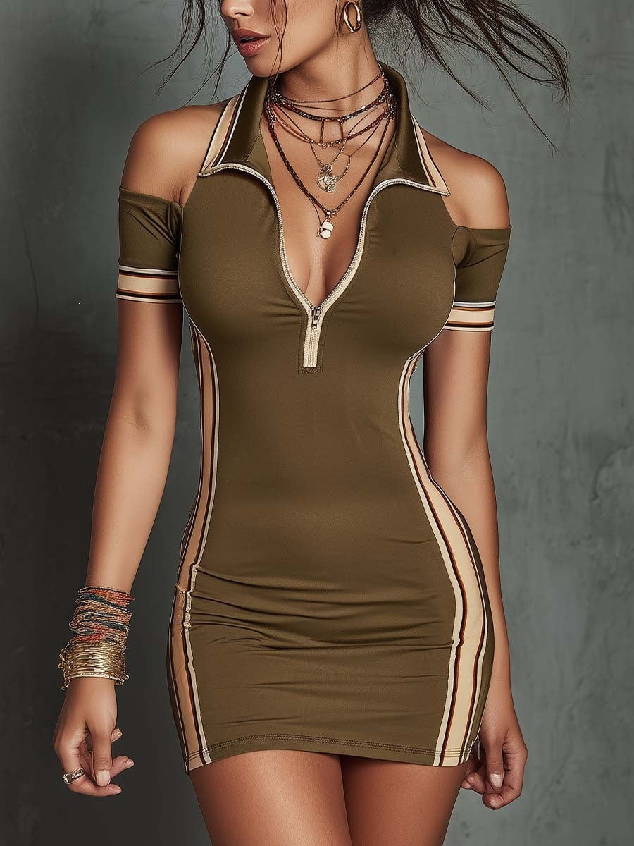 Monroe Stripe Bodycon Dress
