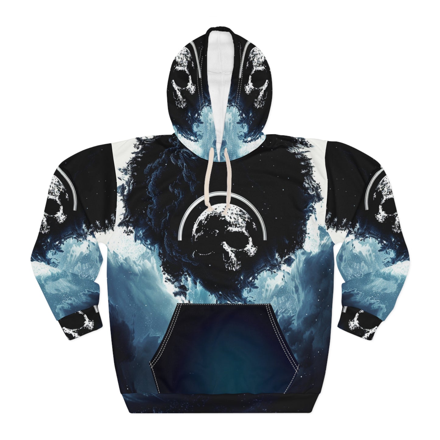 Men's Hoodie - Skull of the Cosmos