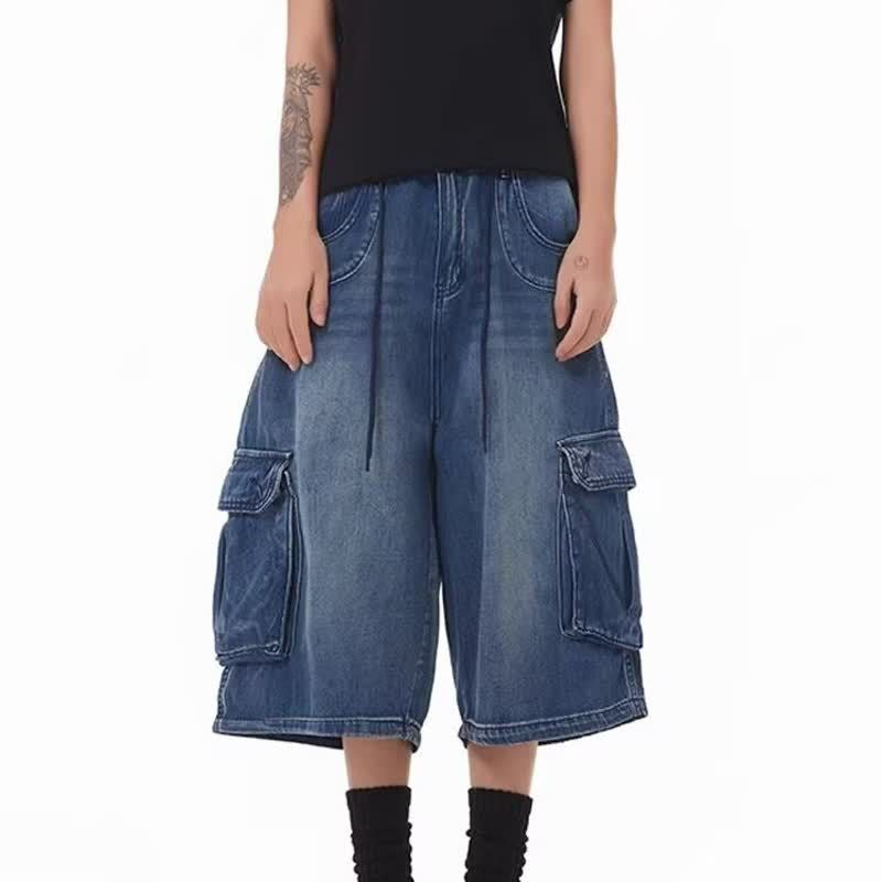 Interval Unisex Denim Capris