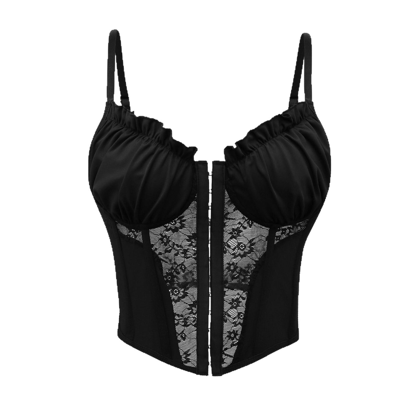 Velvet Noir Corset Top