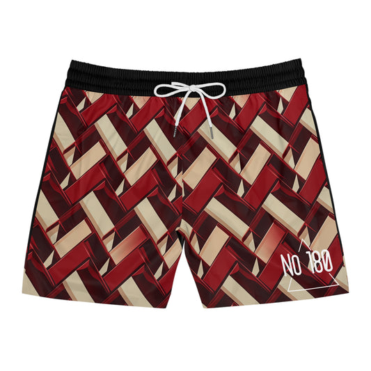 Velvet Geometry Swim Shorts