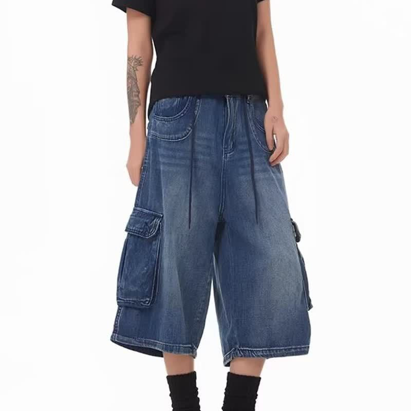 Interval Unisex Denim Capris