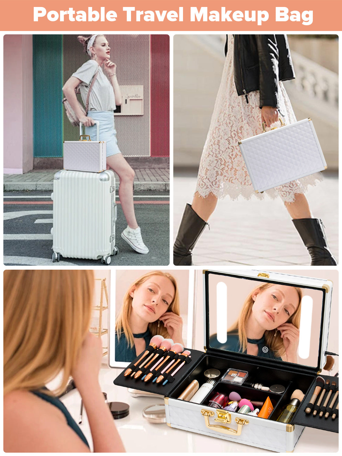 LumiVault LED Makeup Case
