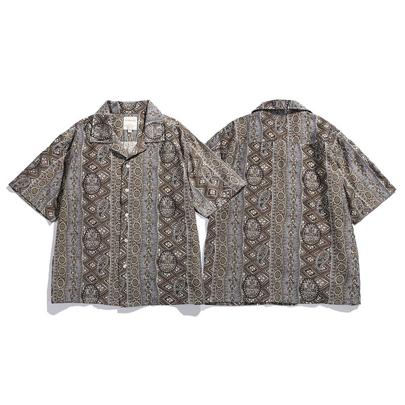 Archive Pattern Camp Shirt