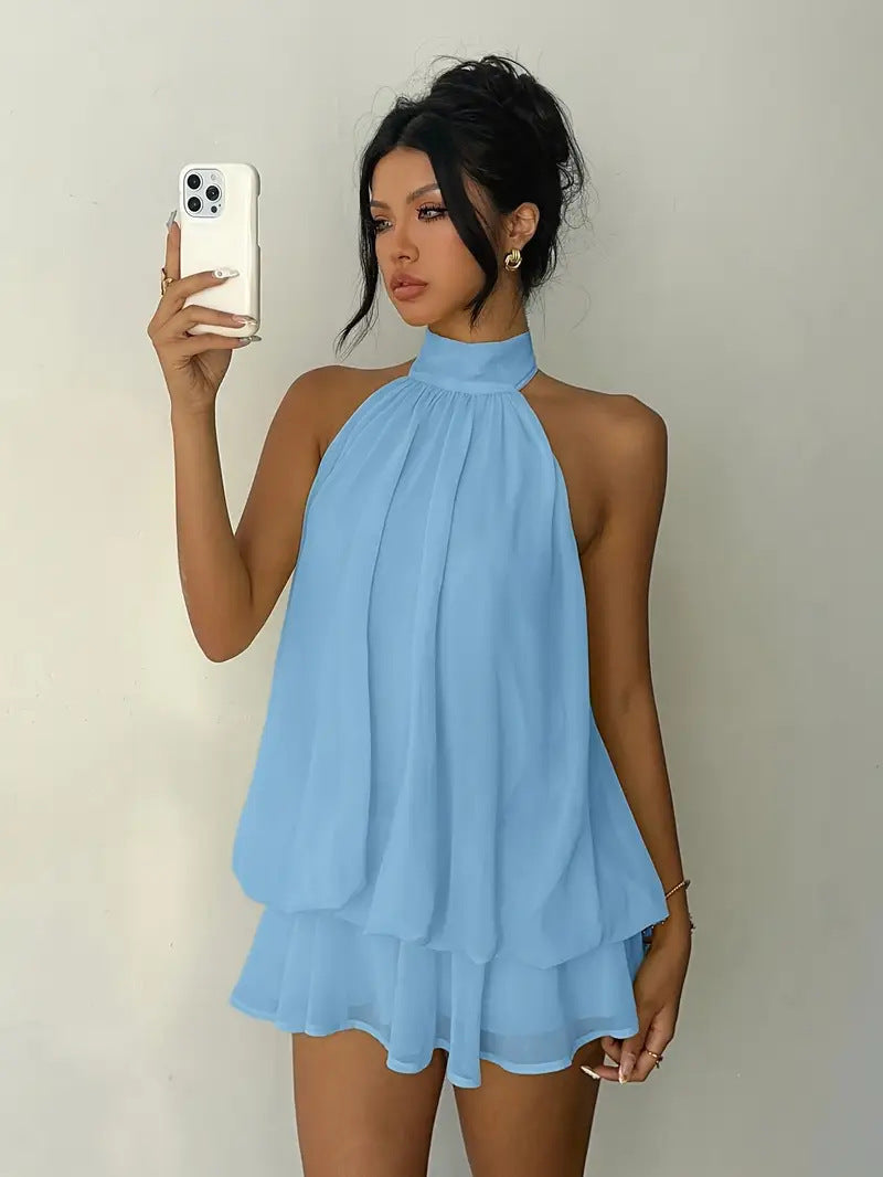 Capri Halter Mini Dress