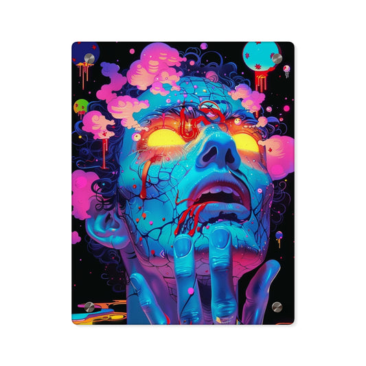 Vexalune | Vibrant Acrylic Wall Art Panels, Stunning Home Decor, Unique Wall Art for Gift, Contemporary Art Display, Psychedelic Artwork