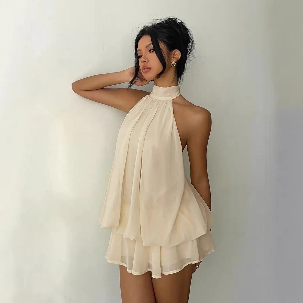 Capri Halter Mini Dress