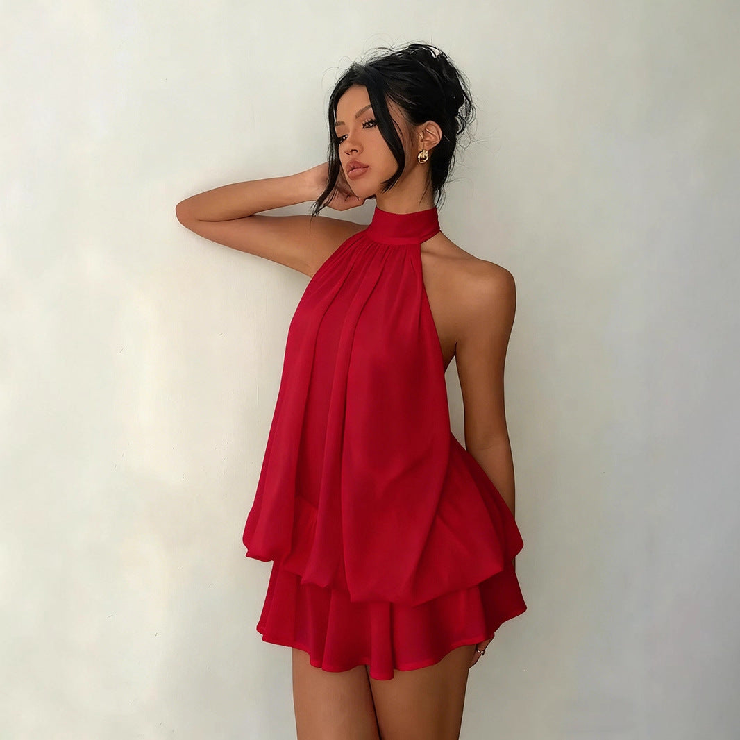 Capri Halter Mini Dress