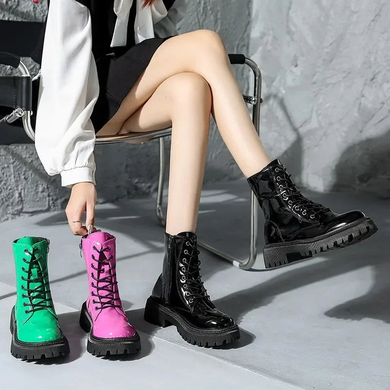 Riot Platform Combat Boots