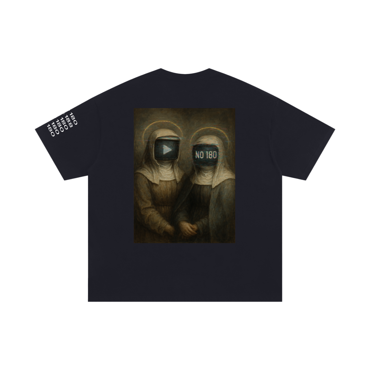 No 180 Halo Signal Oversized Tee