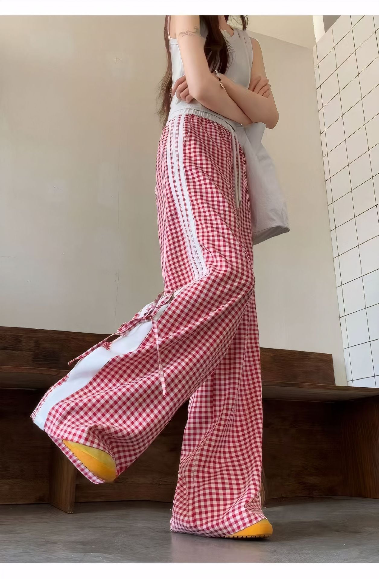 Rosewood Plaid Trousers