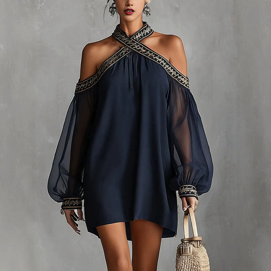 Monarch Off-Shoulder Resort Dress