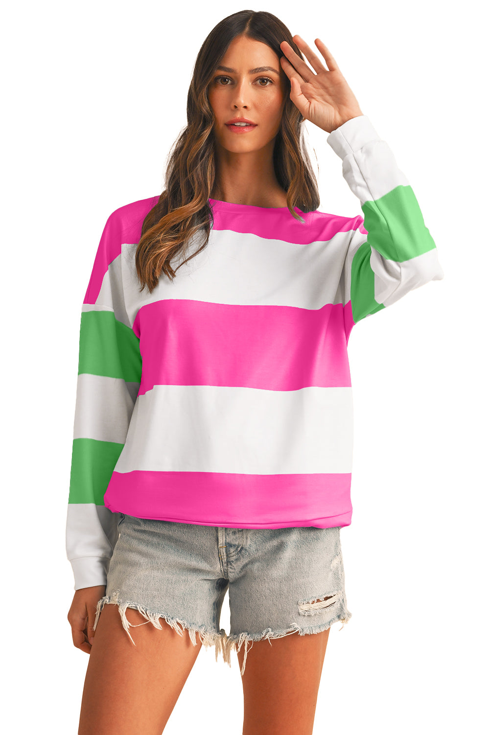 No 180 Rose Red Drop Sleeve Top