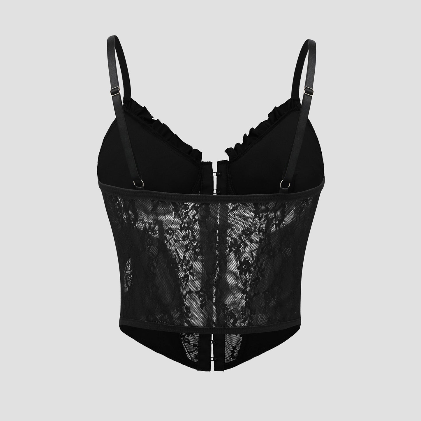 Velvet Noir Corset Top