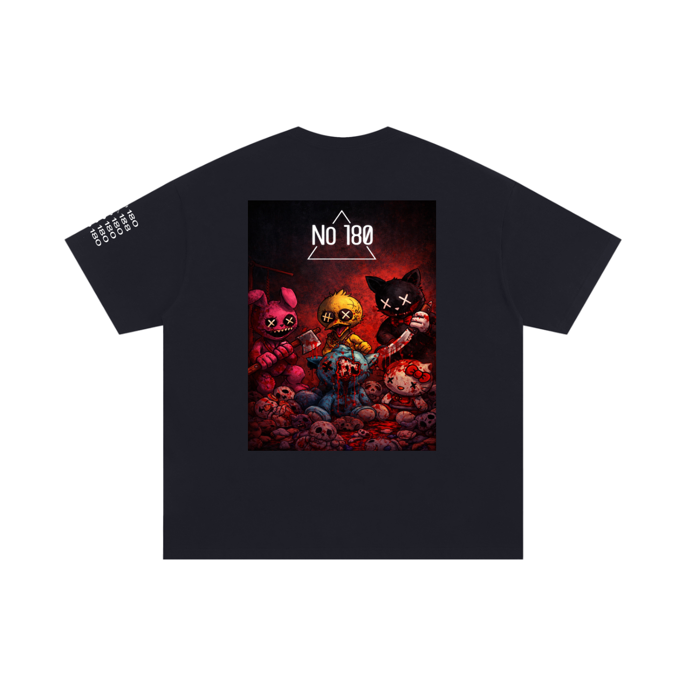 No 180  Playroom Massacre Oversized Tee