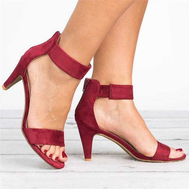 Wildmark Buckle-Strap Block Heels