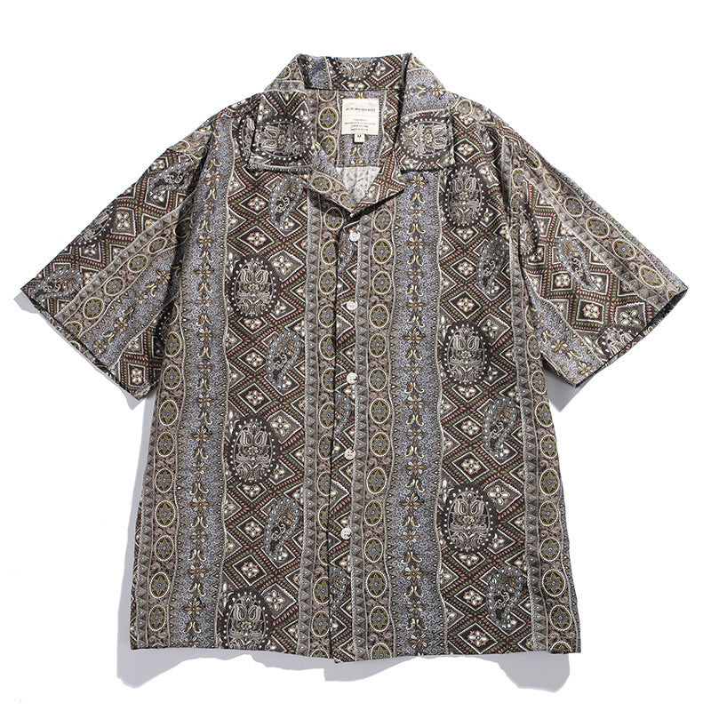 Archive Pattern Camp Shirt