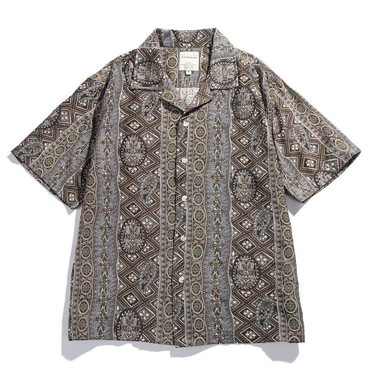Archive Pattern Camp Shirt