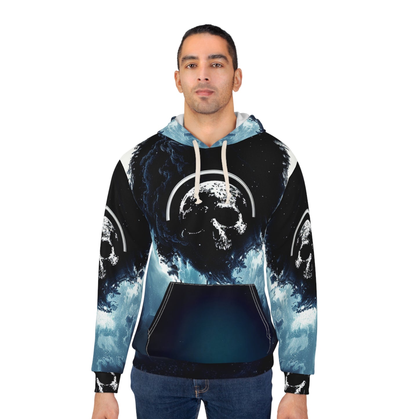 Men's Hoodie - Skull of the Cosmos