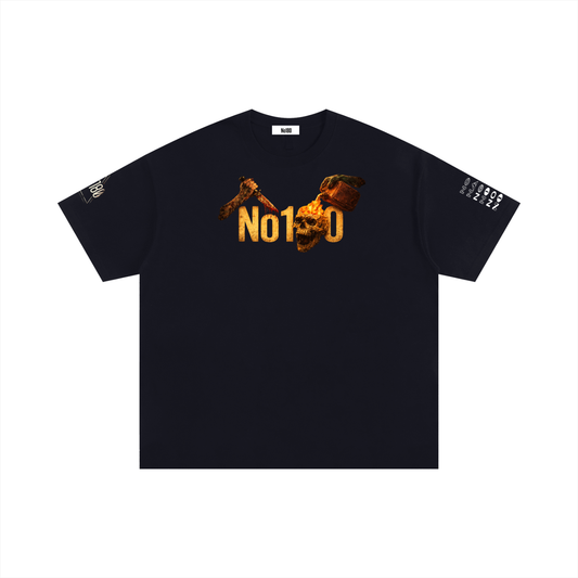 No 180 Last Ride Through Oversized Tee