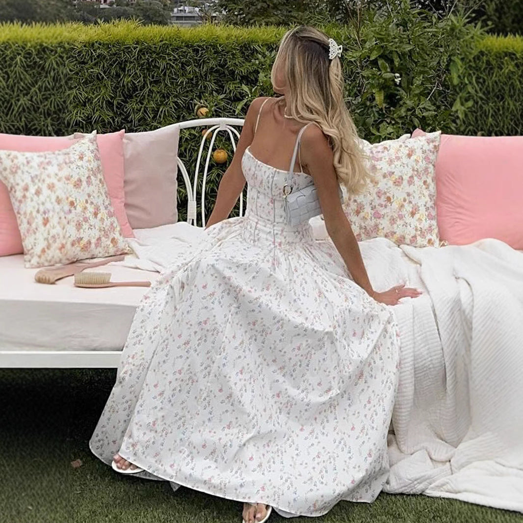 Isla Bloom Strapless Maxi Dress