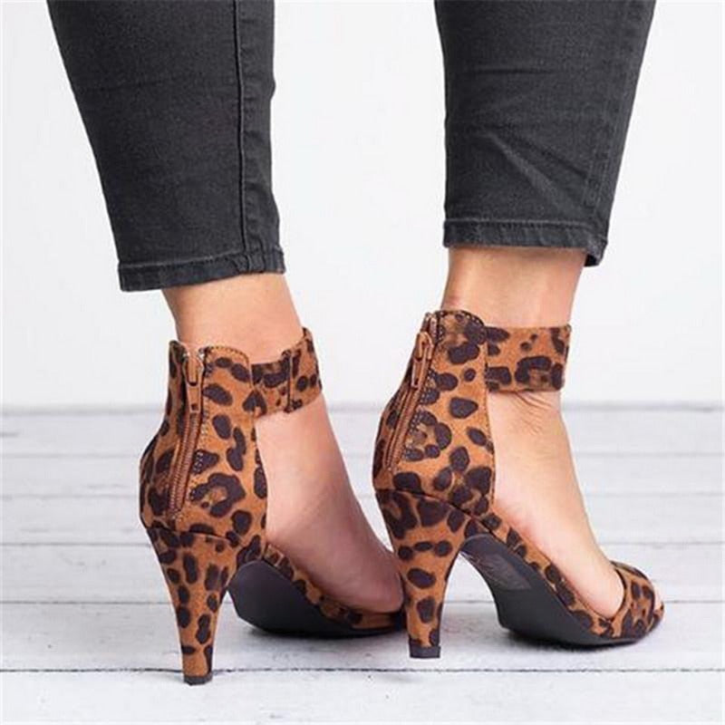Wildmark Buckle-Strap Block Heels