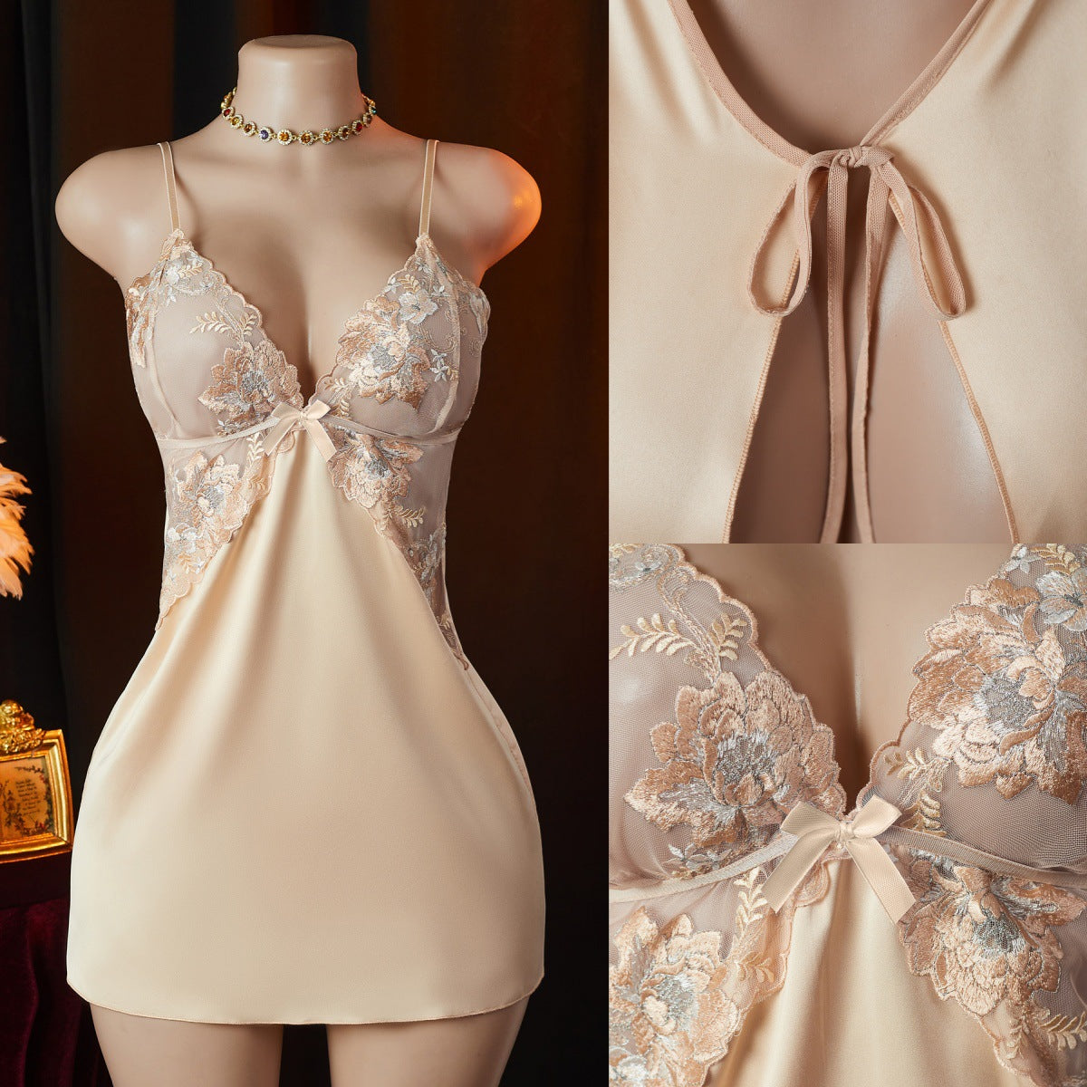 Embroidered Reverie Camisole Set