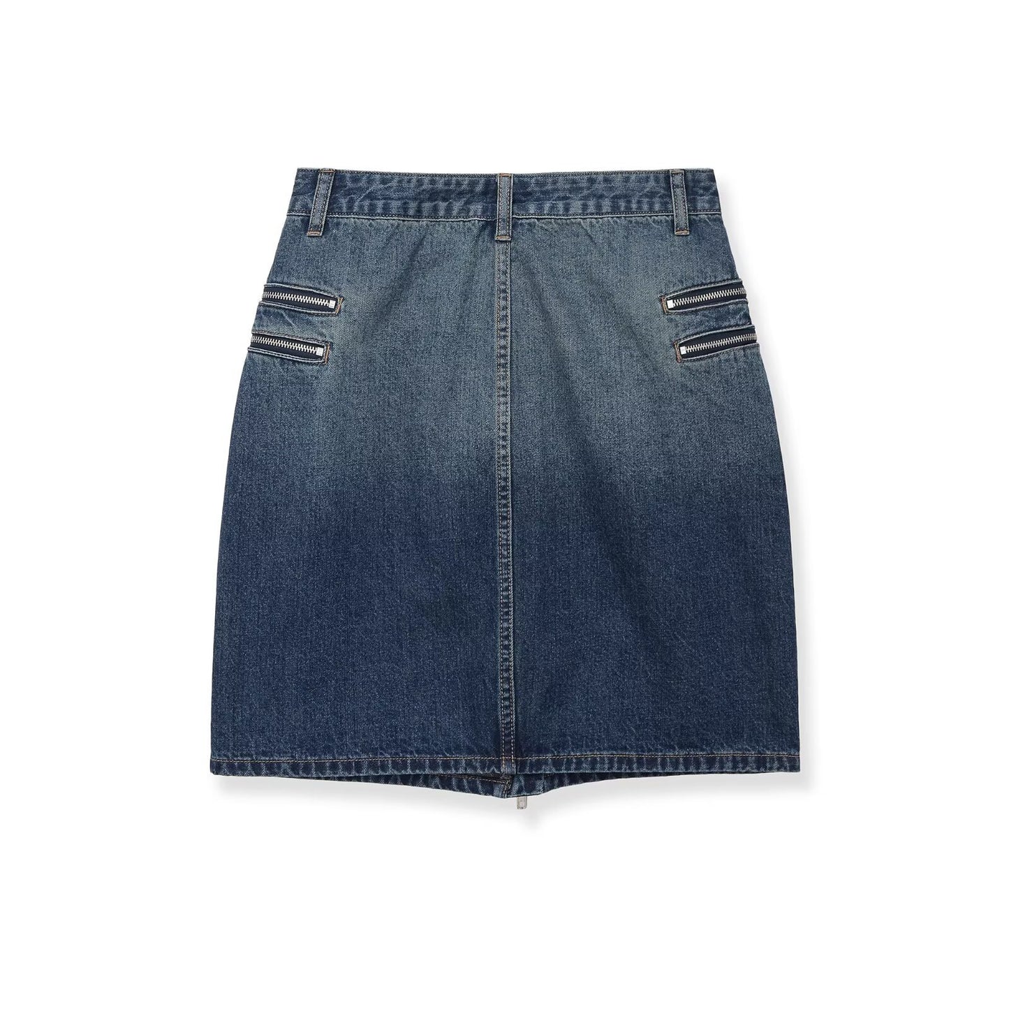 Harbor Wash Denim Mini Skirt