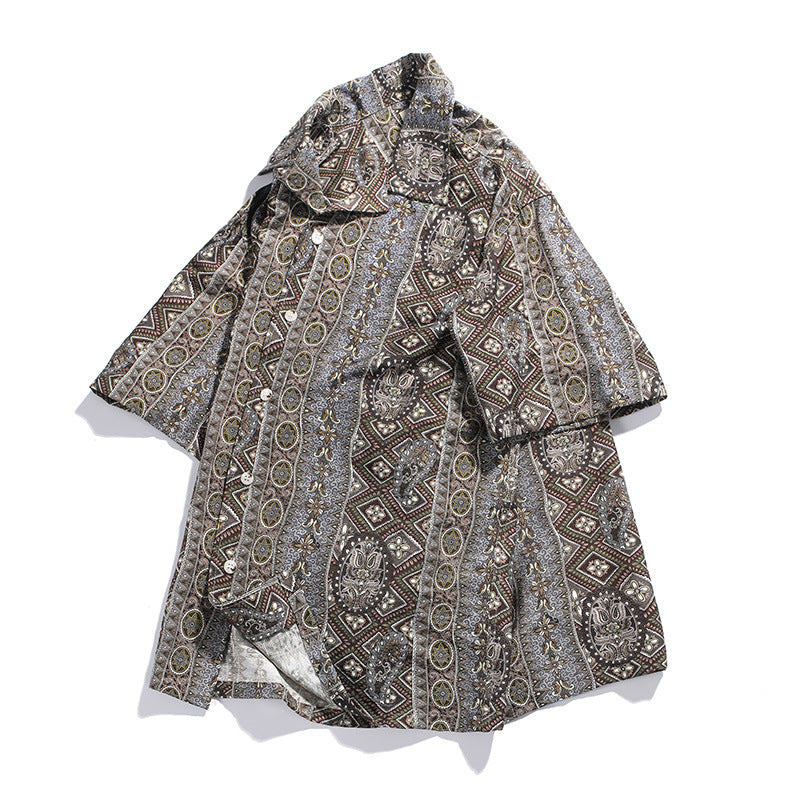 Archive Pattern Camp Shirt