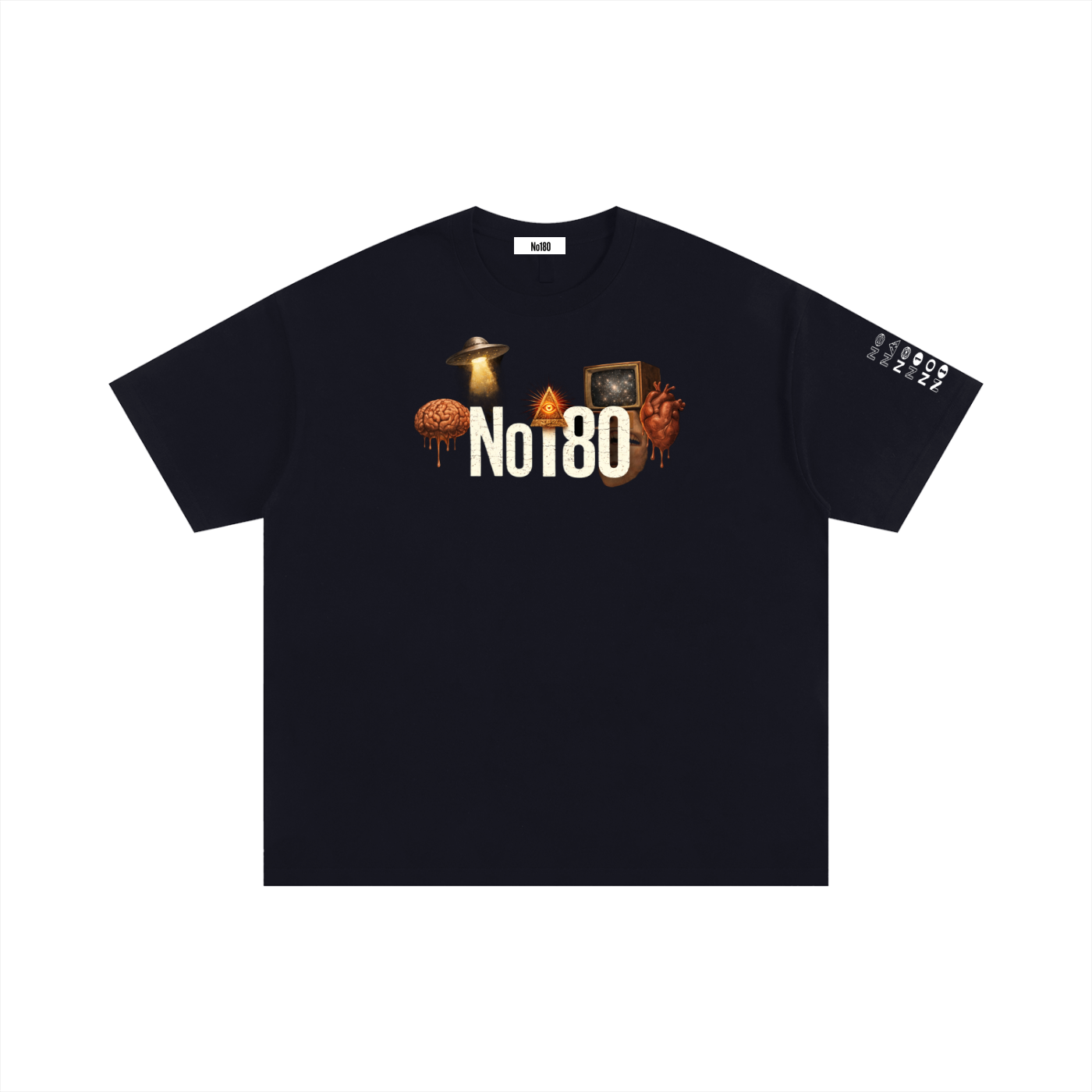 No 180 Signal From Within Oversized Tee