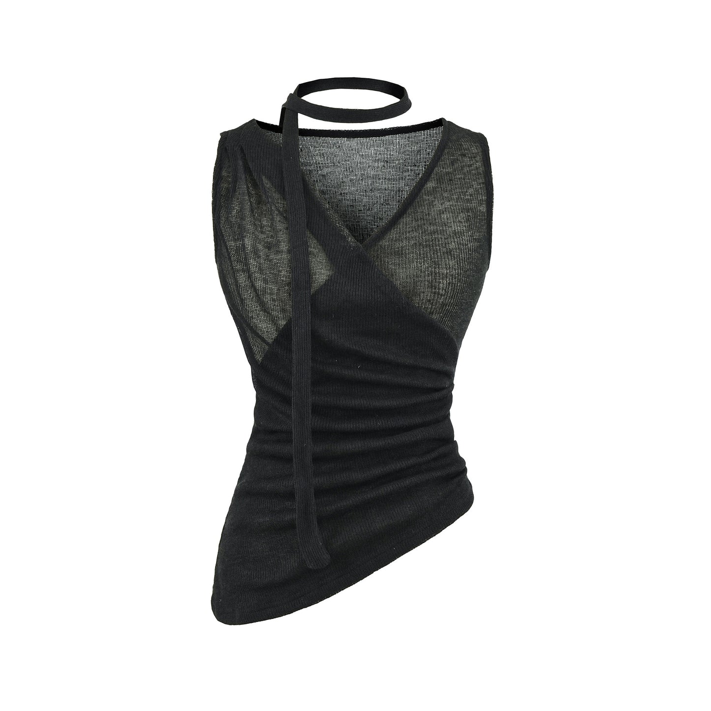 Draped V Top