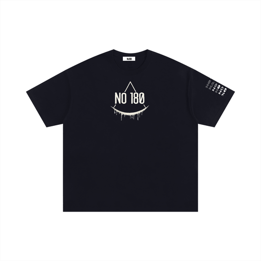 No 180 Shadow Smile Oversized Tee