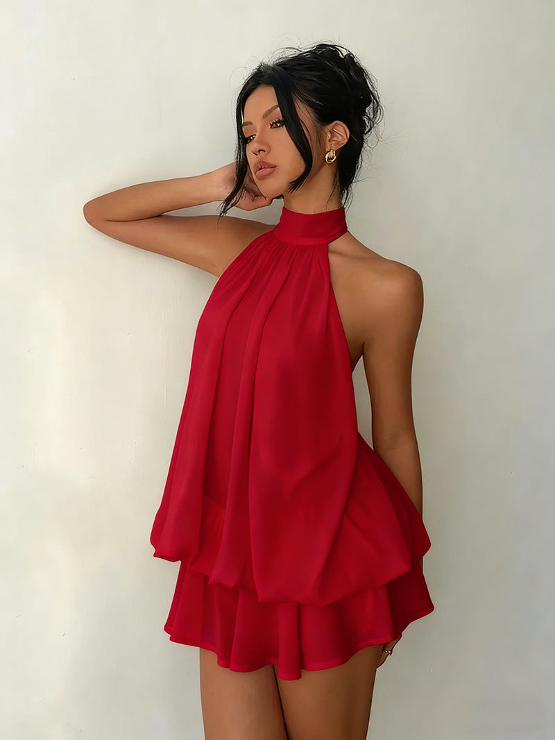 Capri Halter Mini Dress