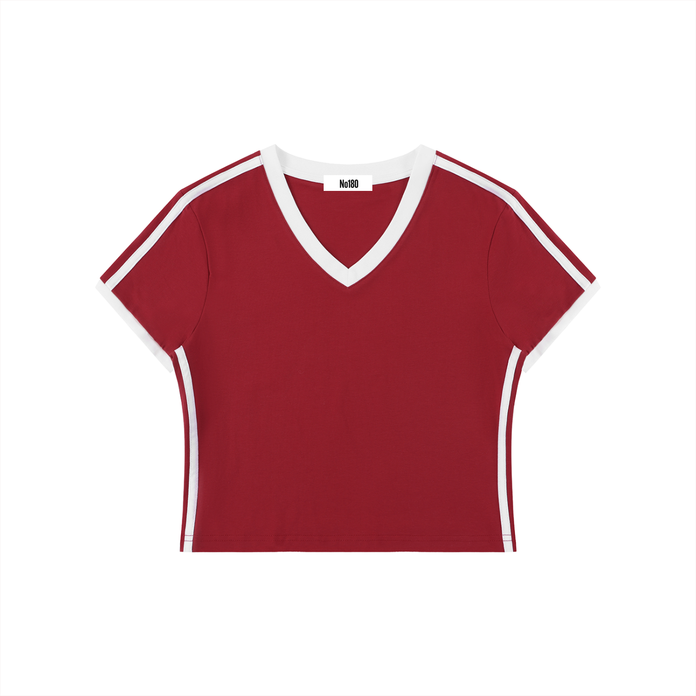 No 180 Victory Line Crop Tee