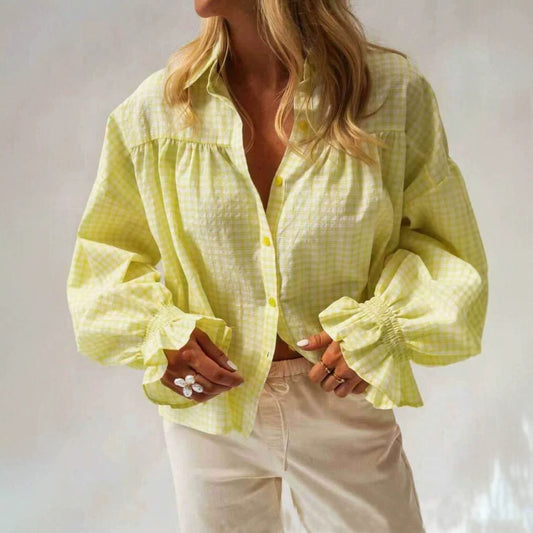 Highland Plaid Blouse